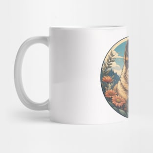 German Shepherd Dog Landscape Portrait Mug